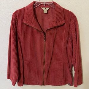 Woolrich Cotton Ribbed Jacket. Size Lg